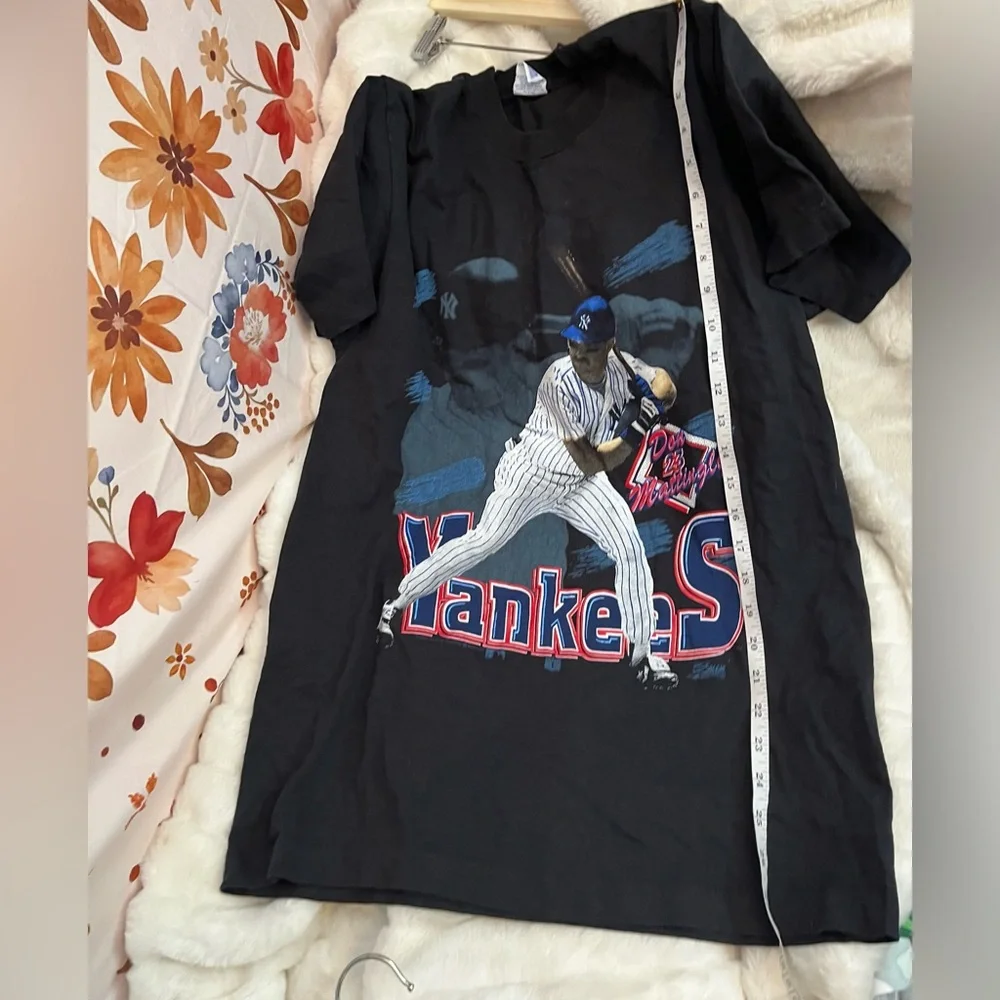 VTG 80s Salem Boys L NY Yankees Don Mattingly New York MLB Baseball Graphic Tee